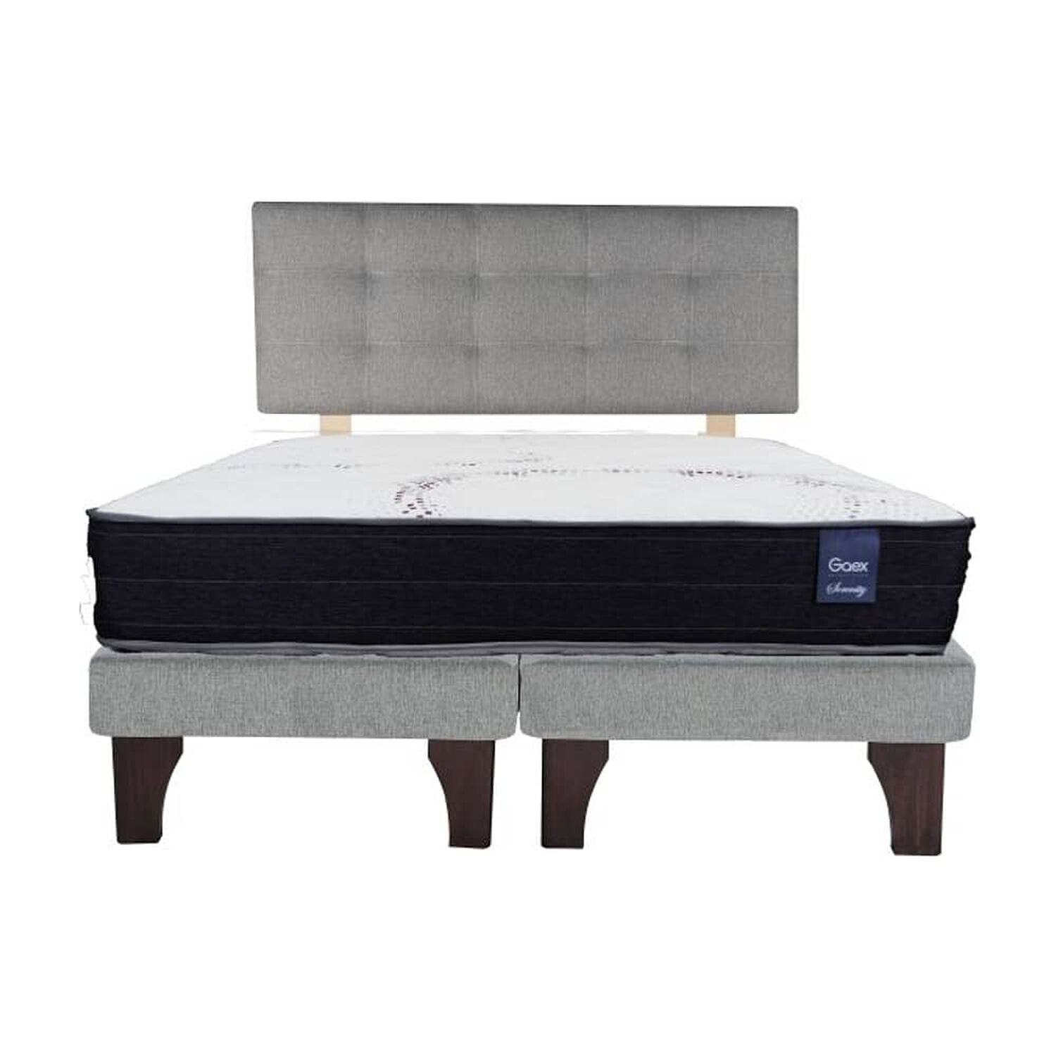 Cama Europea 2 Plazas 190 Respaldo Ginebra image number 3.0