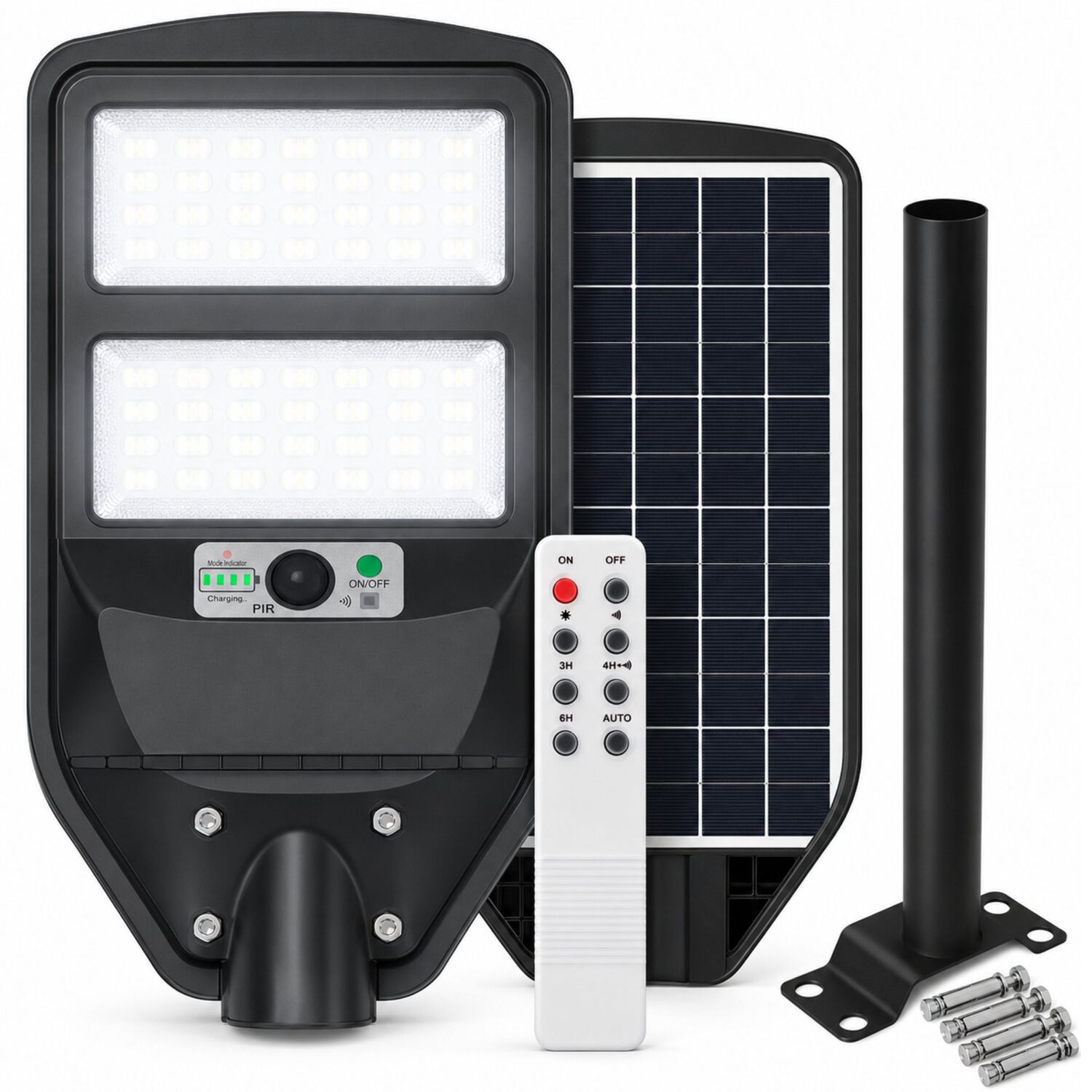 Luminaria Solar Publica Con Soporte - High Light Led 100w image number 0.0