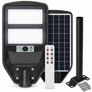 Luminaria Solar Publica Con Soporte - High Light Led 100w