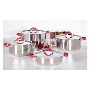 Set De Ollas Bateria De Cocina 8 Piezas Inoxidables Arte Andino