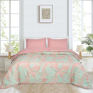 Set Plumón + Juego De Sábanas Casaideal Roma / 1.5 Plazas