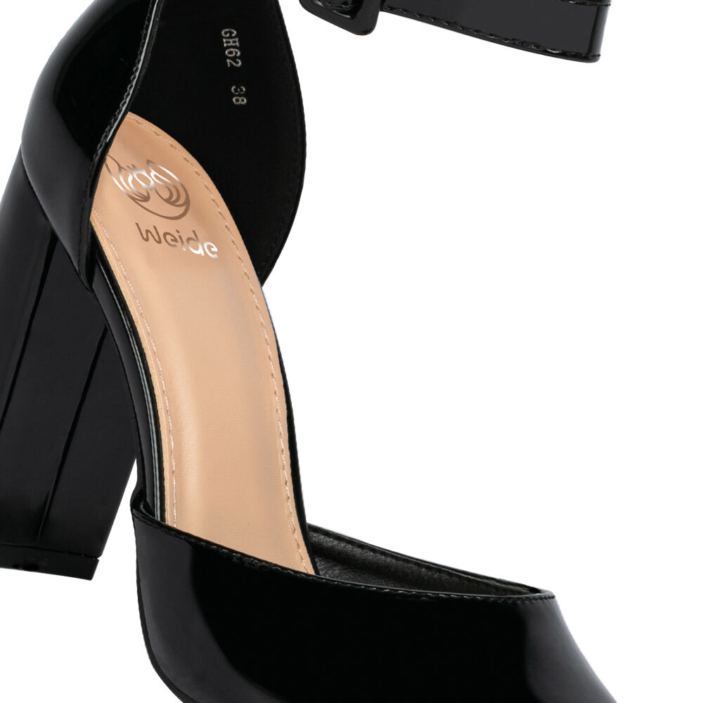 Zapato Taco Alto Negro Fiesta Mujer Weide Gh62 image number 5.0