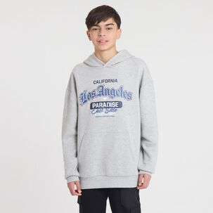 Poler&oacute;n Cuello Redondo Con Capucha Ni&ntilde;o Skuad