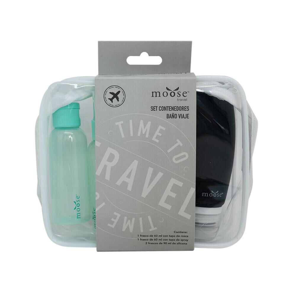 Set De Contenedores Ba&ntilde;o Moose Travel image number 3.0