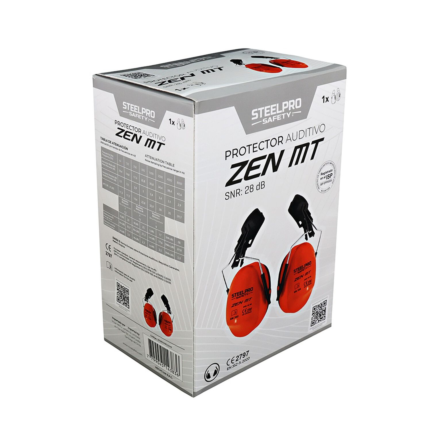 Fono Steelpro Zen Mt Snr 28db Para Casco Mta Abs image number 9.0