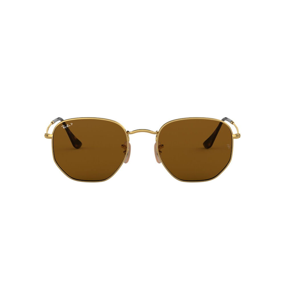 Lentes De Sol Hexagonal Brown Polarizados Ray-ban image number 0.0