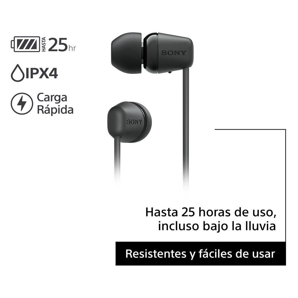 Aud&iacute;fonos Bluetooth Sony WI-C100/B image number 3.0