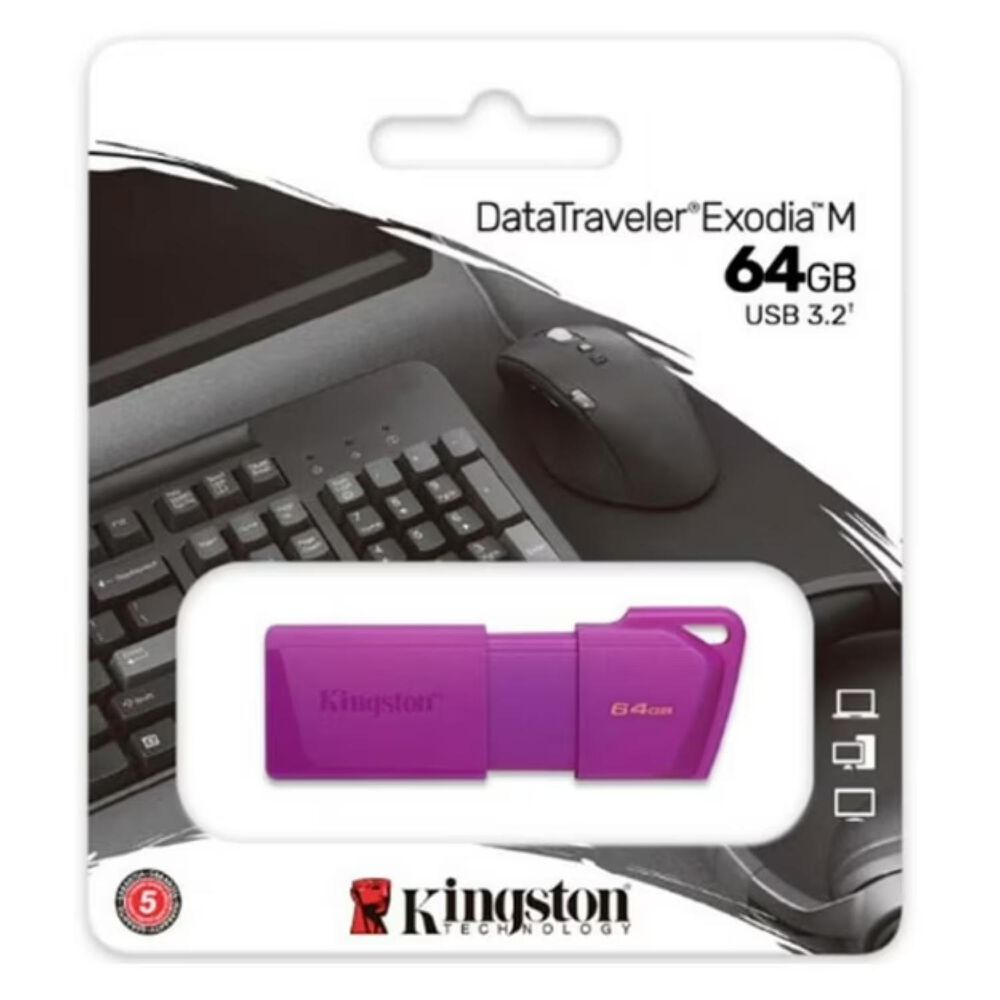 Pendrive Usb 3.2 64gb Morado Dtxm Neon image number 3.0