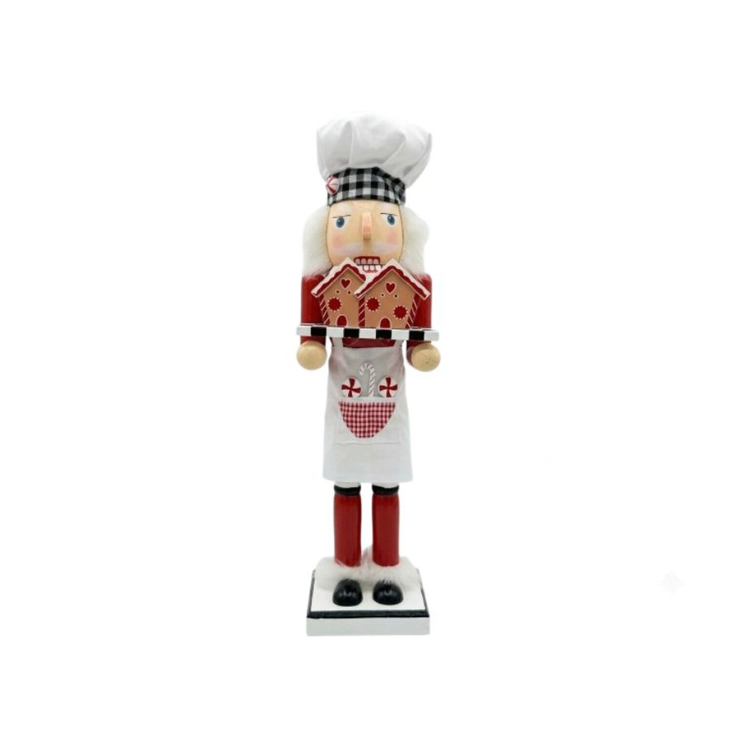 Cascanueces Pastelero De Madera Decorativo Navidad 39cm image number 0.0