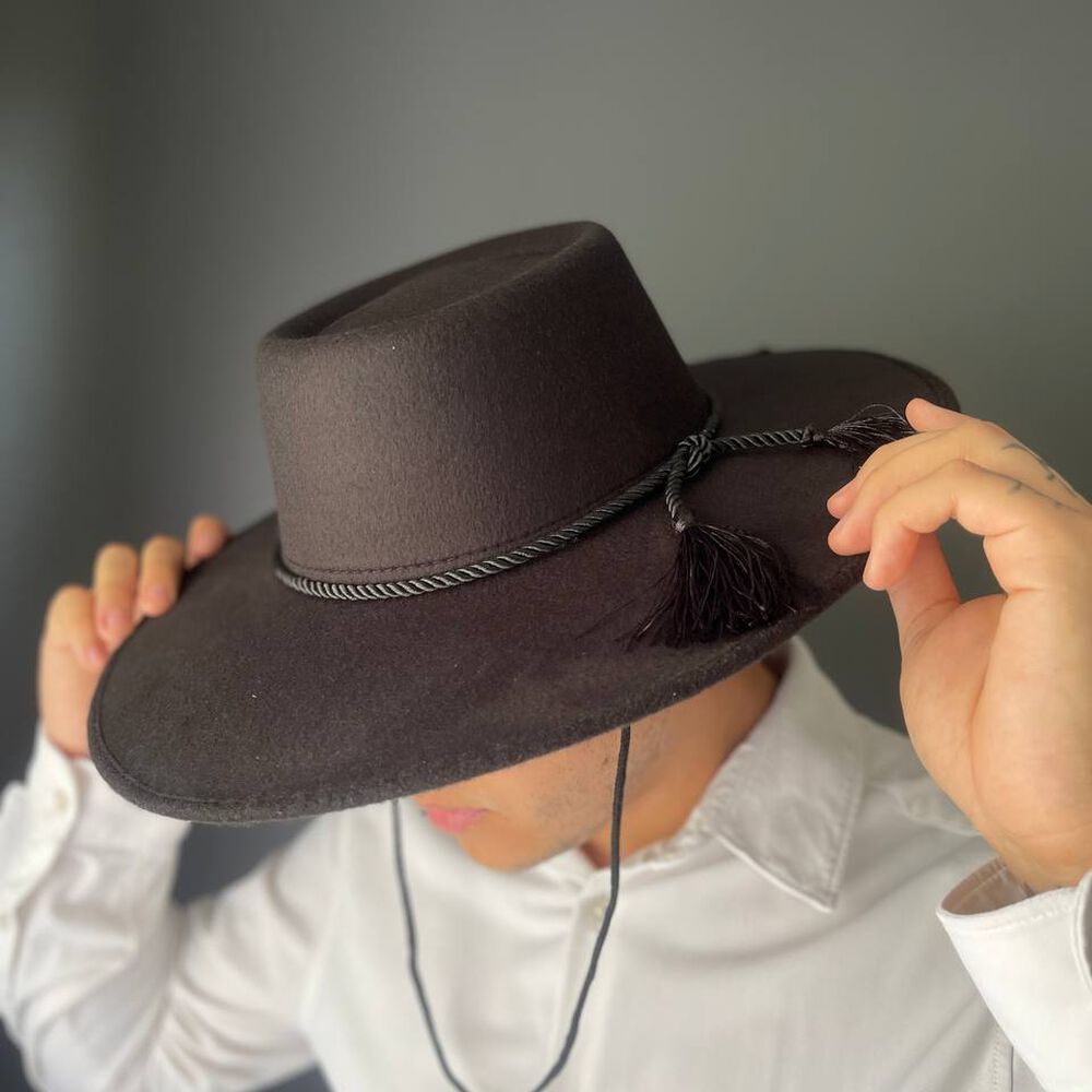 Sombrero Huaso Elegante Adulto Fiestas Patrias image number 2.0