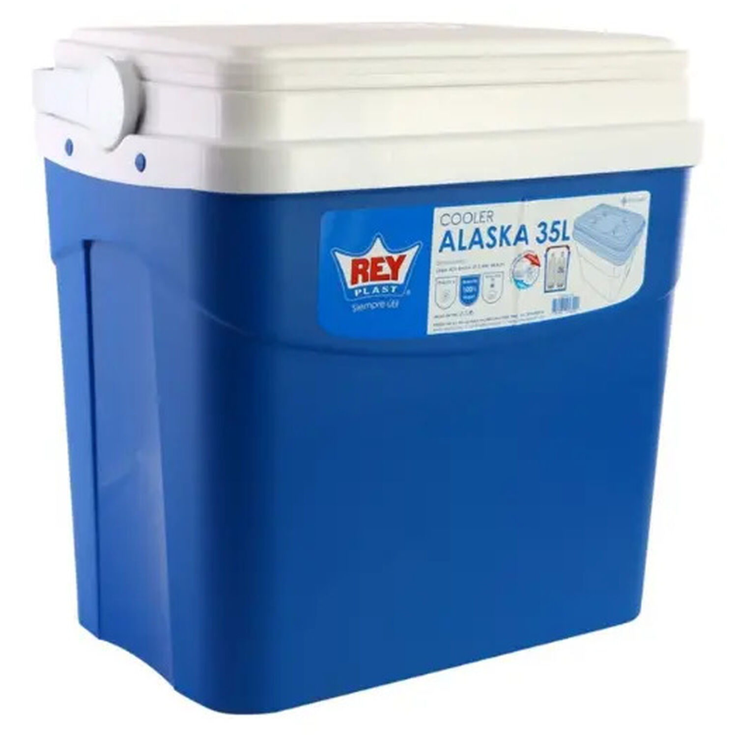 Cooler Nevera Cava Hielera Port&aacute;til 35 Litros Marca Reyplast Color Azul image number 2.0