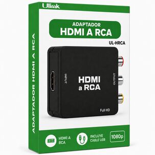 Conversor De Entrada Hdmi A Salida Rca Full Hd Ulink Ul-hrca
