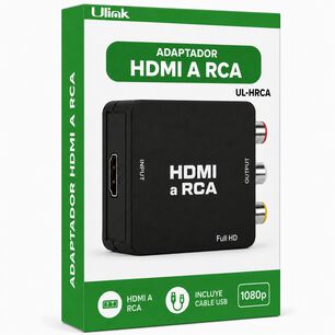 Conversor De Entrada Hdmi A Salida Rca Full Hd Ulink Ul-hrca