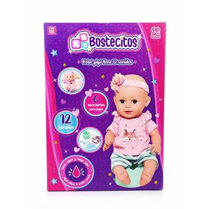 Mu&ntilde;eca Baby Doll Pipi Con Accesorios, 12 Sonidos