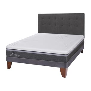 Cama Europea Cic Ortopedic Advance / 2 Plazas / Base Normal  + Respaldo