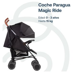 Coche Paragua Bebesit Magic Ride Fiesta Negro