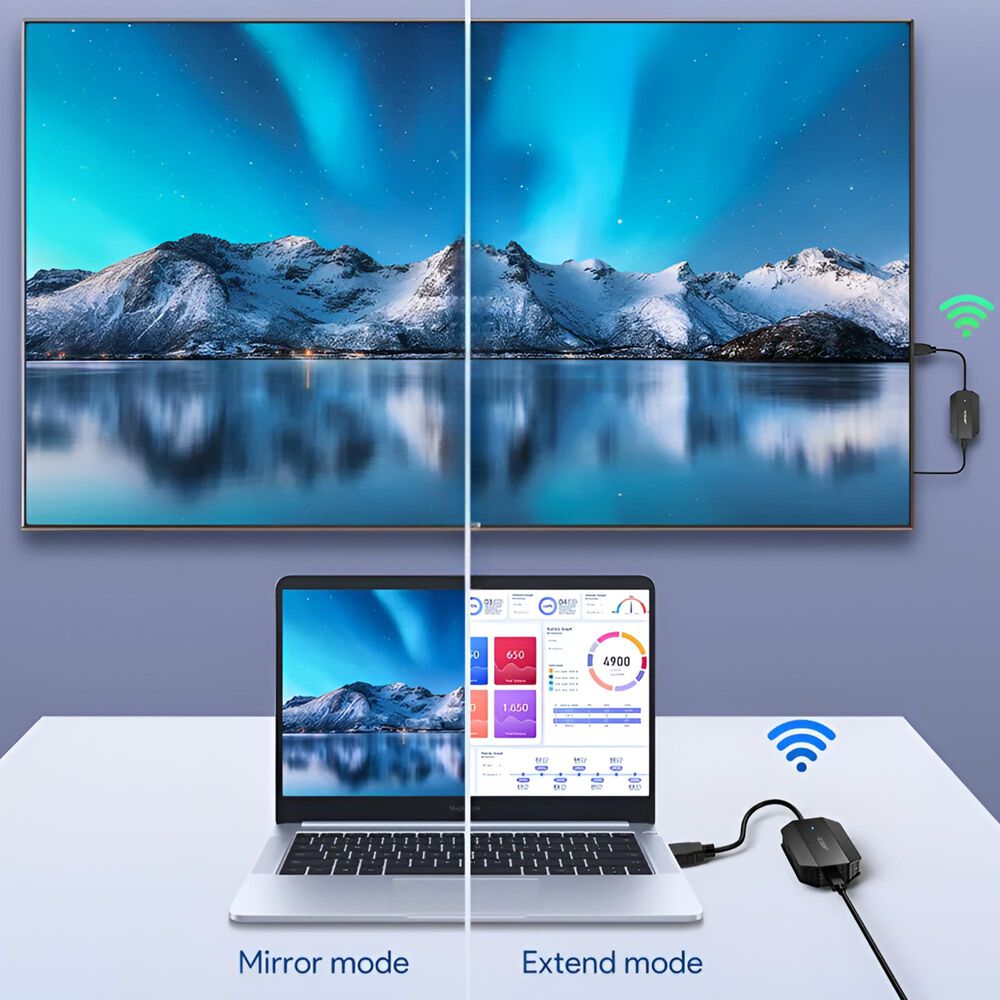 Transmisor Hdmi Inal&aacute;mbrico Profesional 1080p High Speed 20m image number 9.0
