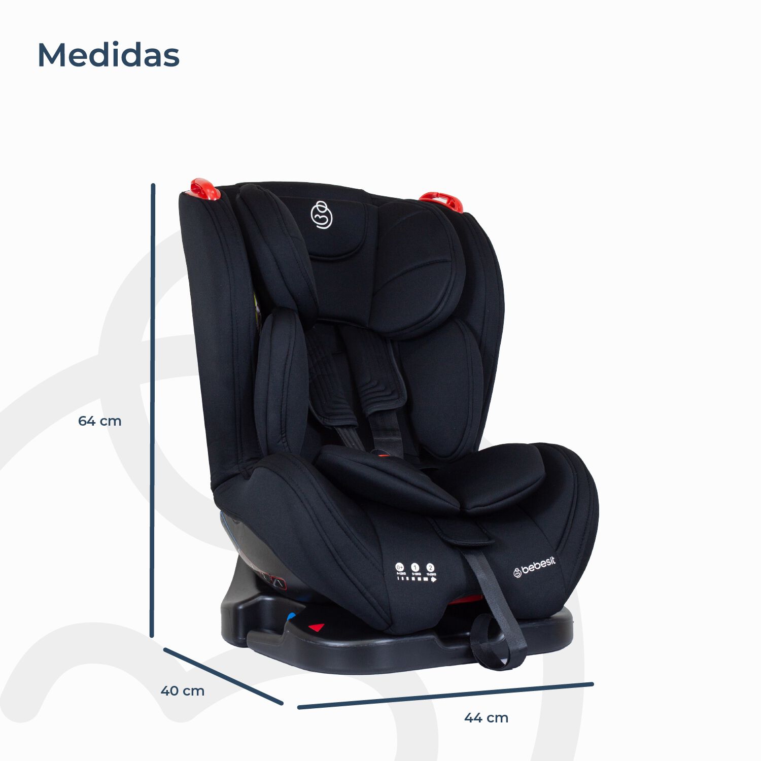 Silla De Auto Convertible Ara Next Negro image number 6.0