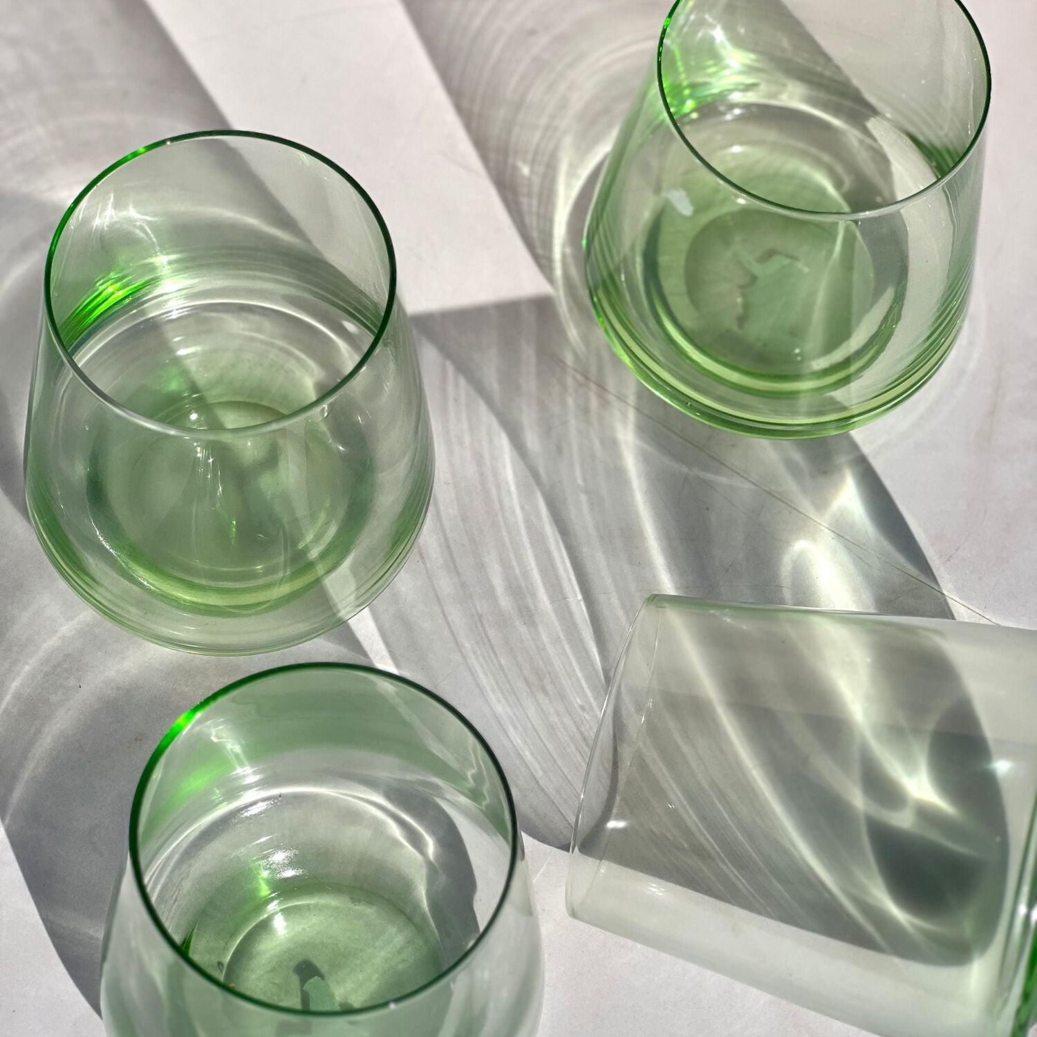 Set 6 Vasos Verona Verde image number 1.0