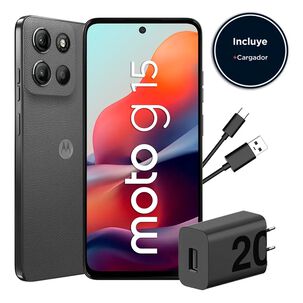 Smartphone Moto G15 128gb 4gb Ram Gris