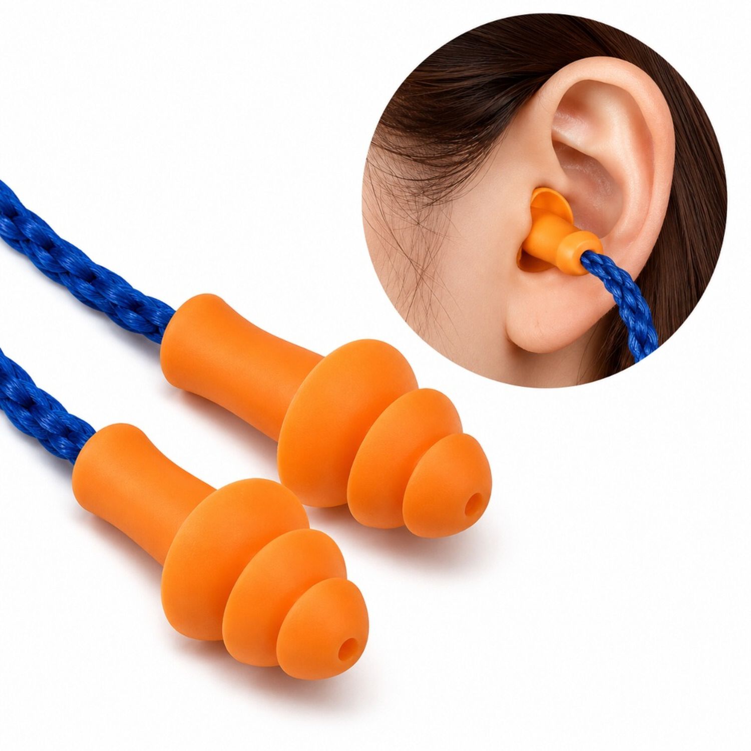 Tapon Auditivo Daumer Reutilizable (1 Par) Con Cordon image number 4.0