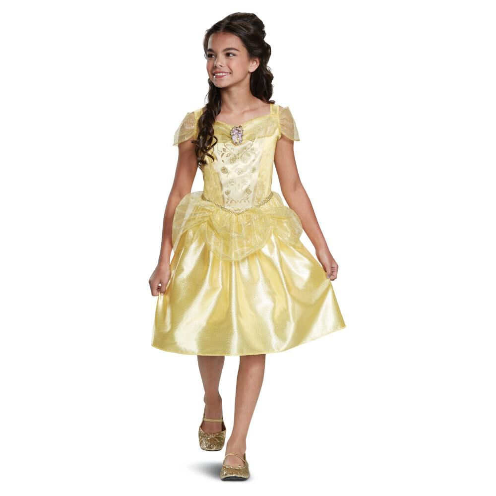 Disfraz Para Niña Princesas Disney Bella Básico image number 0.0