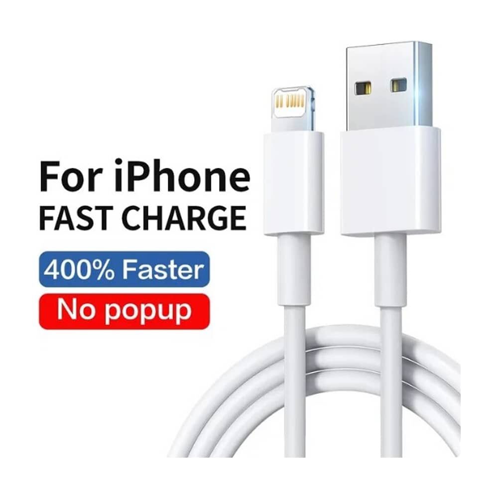 Cable Carga R&aacute;pida 25w Celular 3.1a Usb A Lightning Compatible Para Iphone image number 5.0