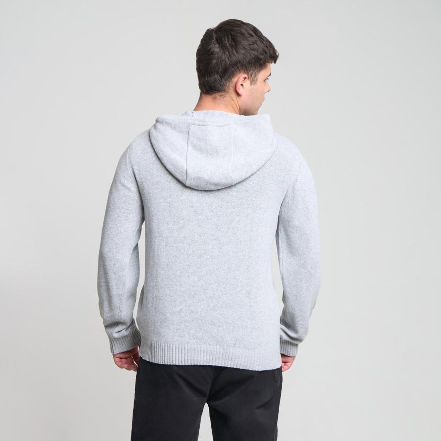 Sweater Con Dise&ntilde;o Manga Larga Cuello Alto Con Capucha Hombre Skuad image number 3.0