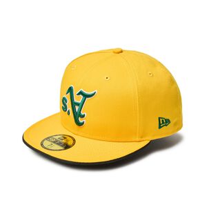 Gorra 59fifty Oakland Athletics Mlb Upside Down Amarillo