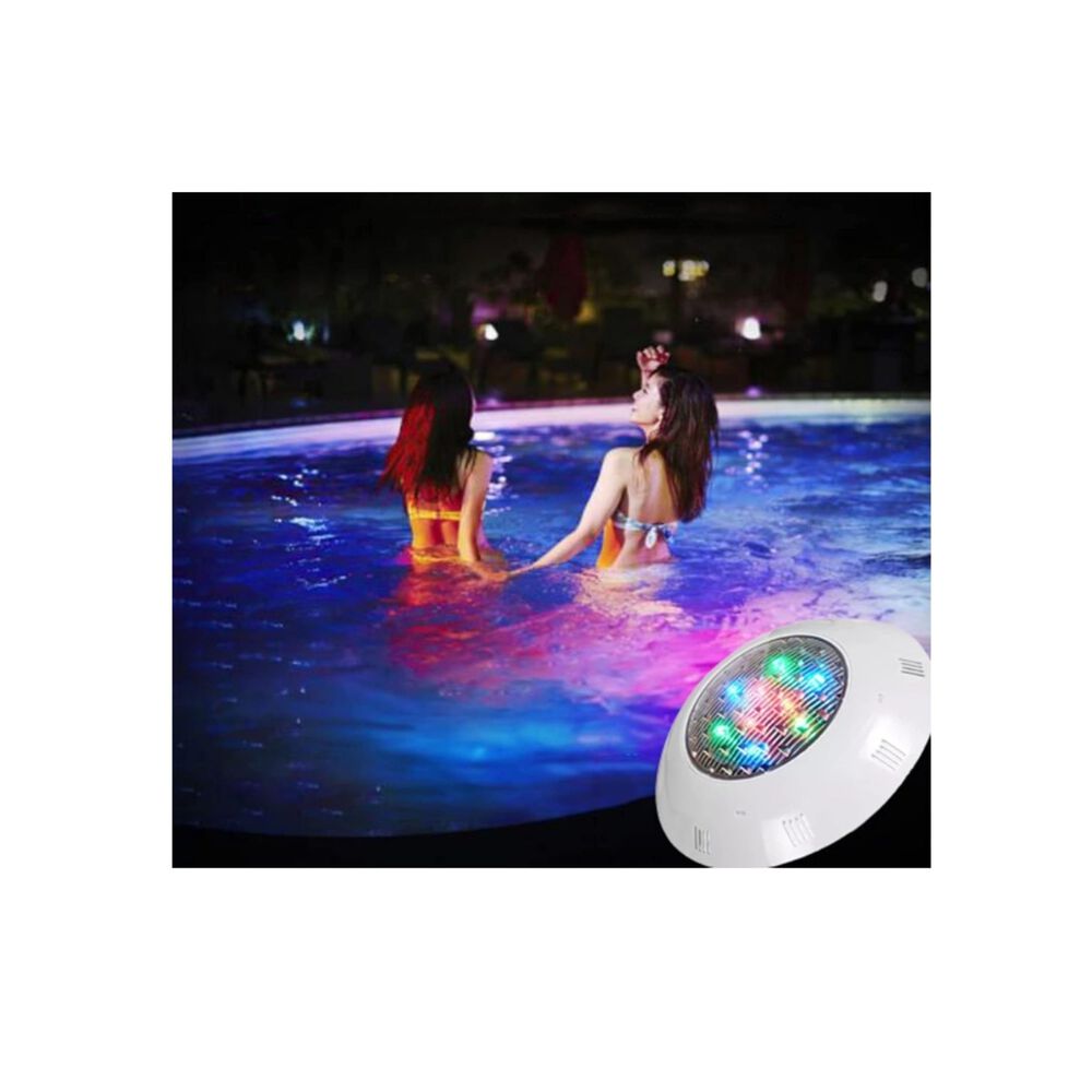Foco Luz Led De Piscina Con Control Remoto 24w Multicolor image number 6.0