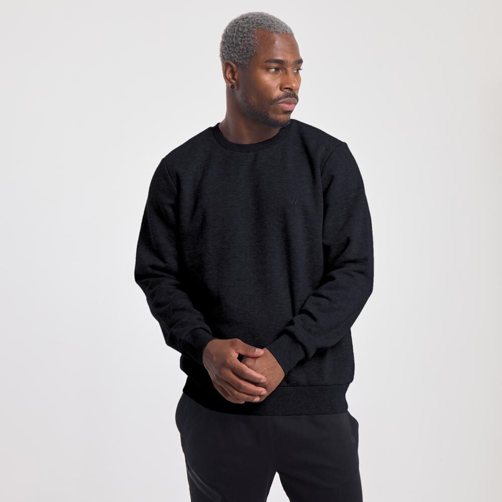 Poler&oacute;n Deportivo Estampado Slim Cuello Redondo Hombre Wetland image number 0.0