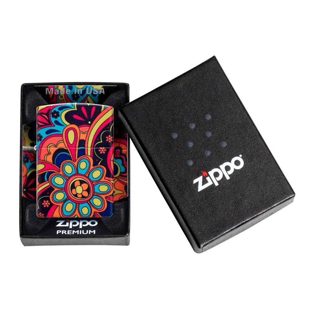Encendedor Zippo Flower Power Design Multicolor Zp46128 image number 6.0