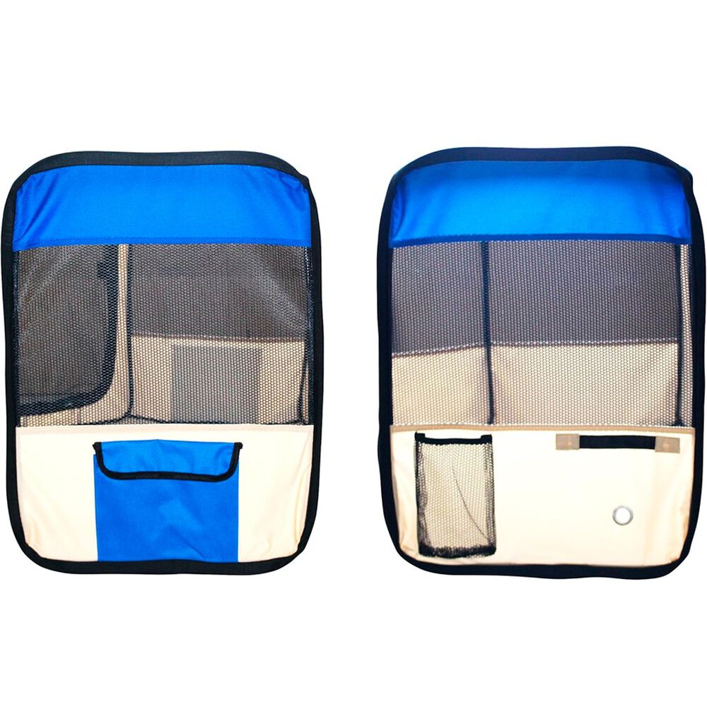 Corral Ligero Portátil Para Mascotas Color Azul 140x140x77cm image number 4.0