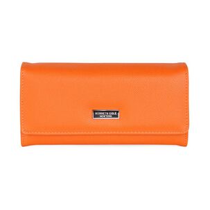 Billetera Mujer Flap-bessie Orange Kenneth Cole