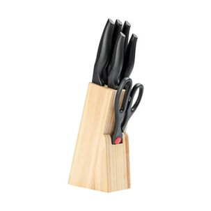 Set 5 Cuchillos De Acero Inoxidable Con Taco Cross Brinox