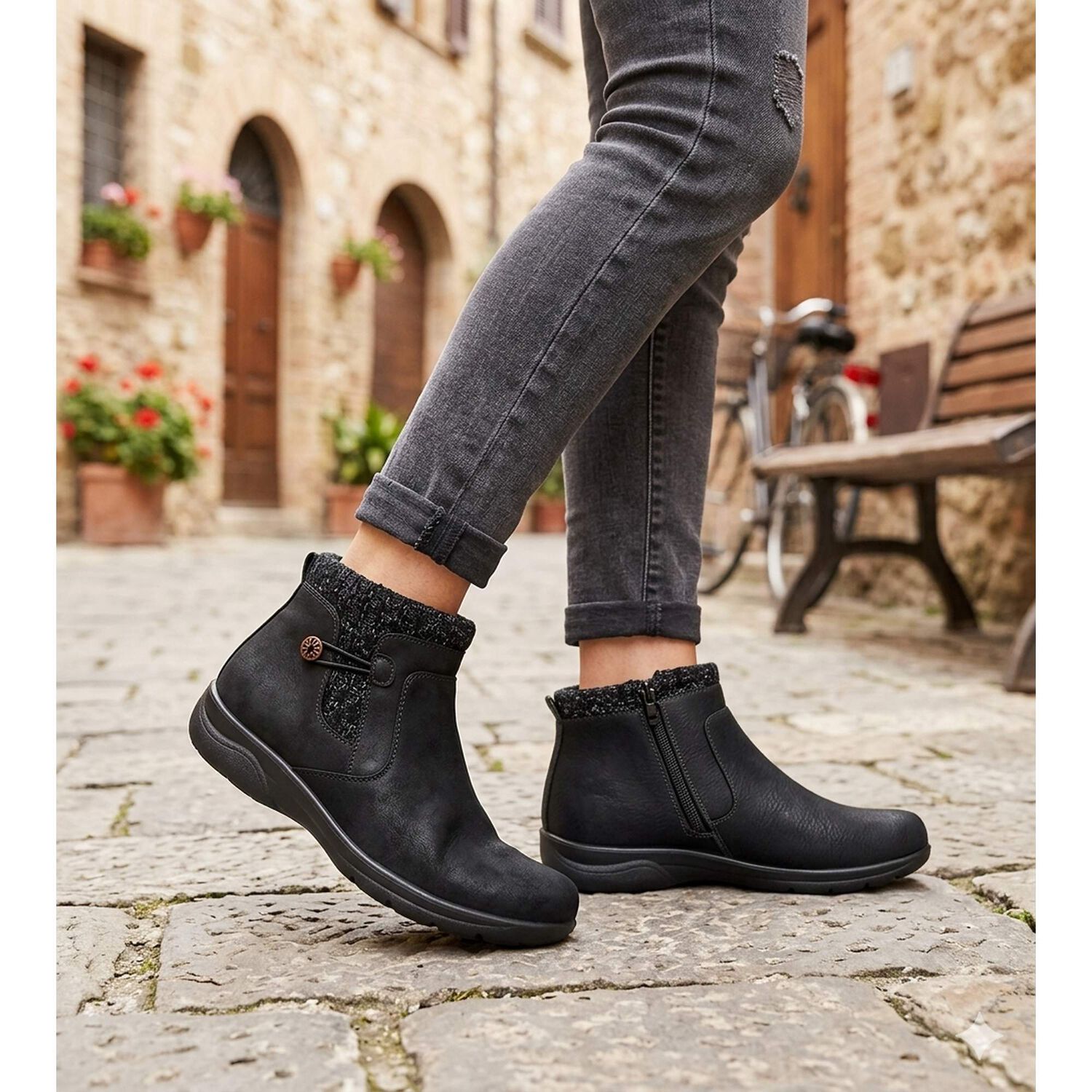 Botin Amaltea Negro Passer image number 5.0