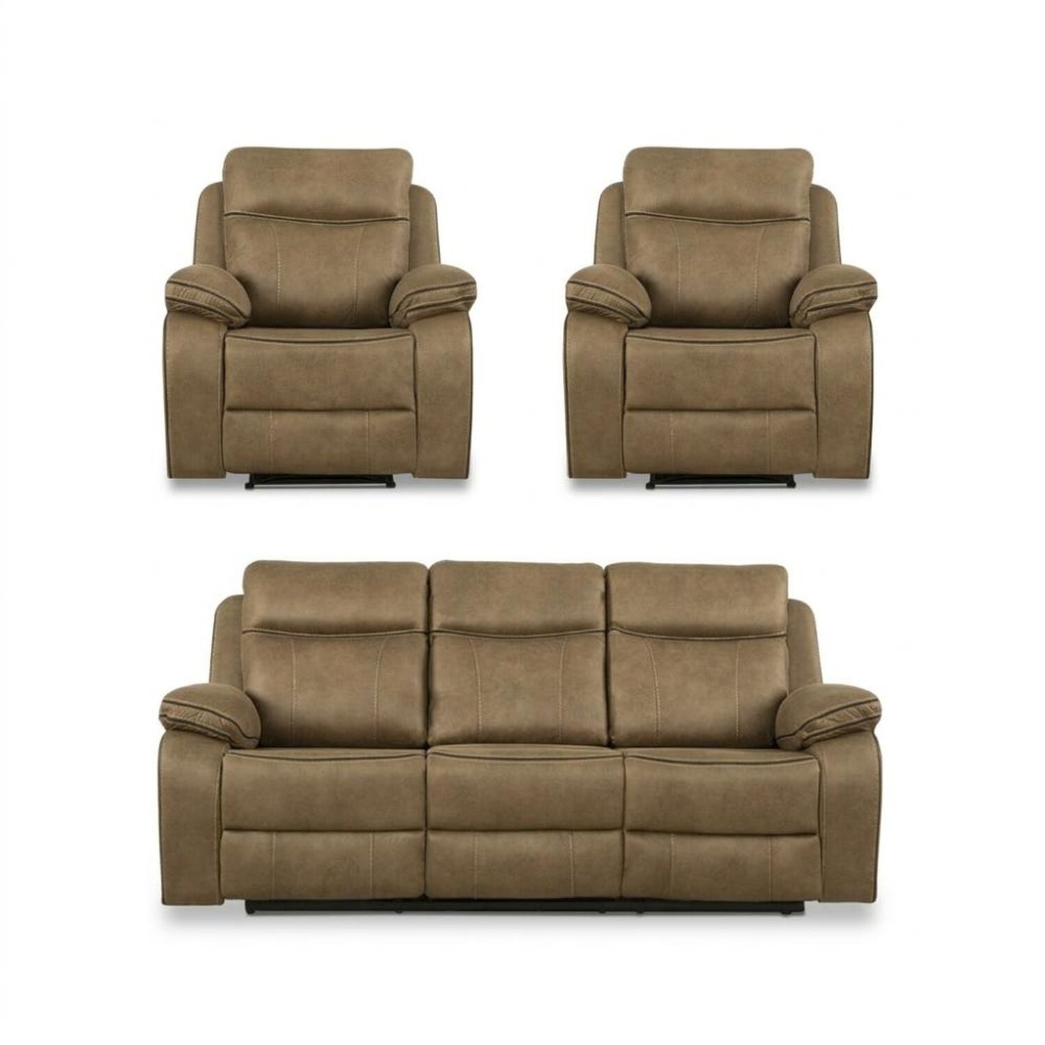 Juego De Living Reclinable Cic Sevilla / 3 Cuerpos + 1 Cuerpo image number 0.0