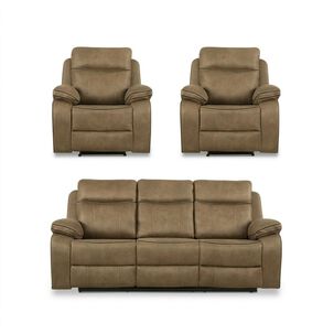 Juego De Living Reclinable Cic Sevilla / 3 Cuerpos + 1 Cuerpo