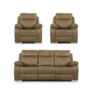 Juego De Living Reclinable Cic Sevilla / 3 Cuerpos + 1 Cuerpo