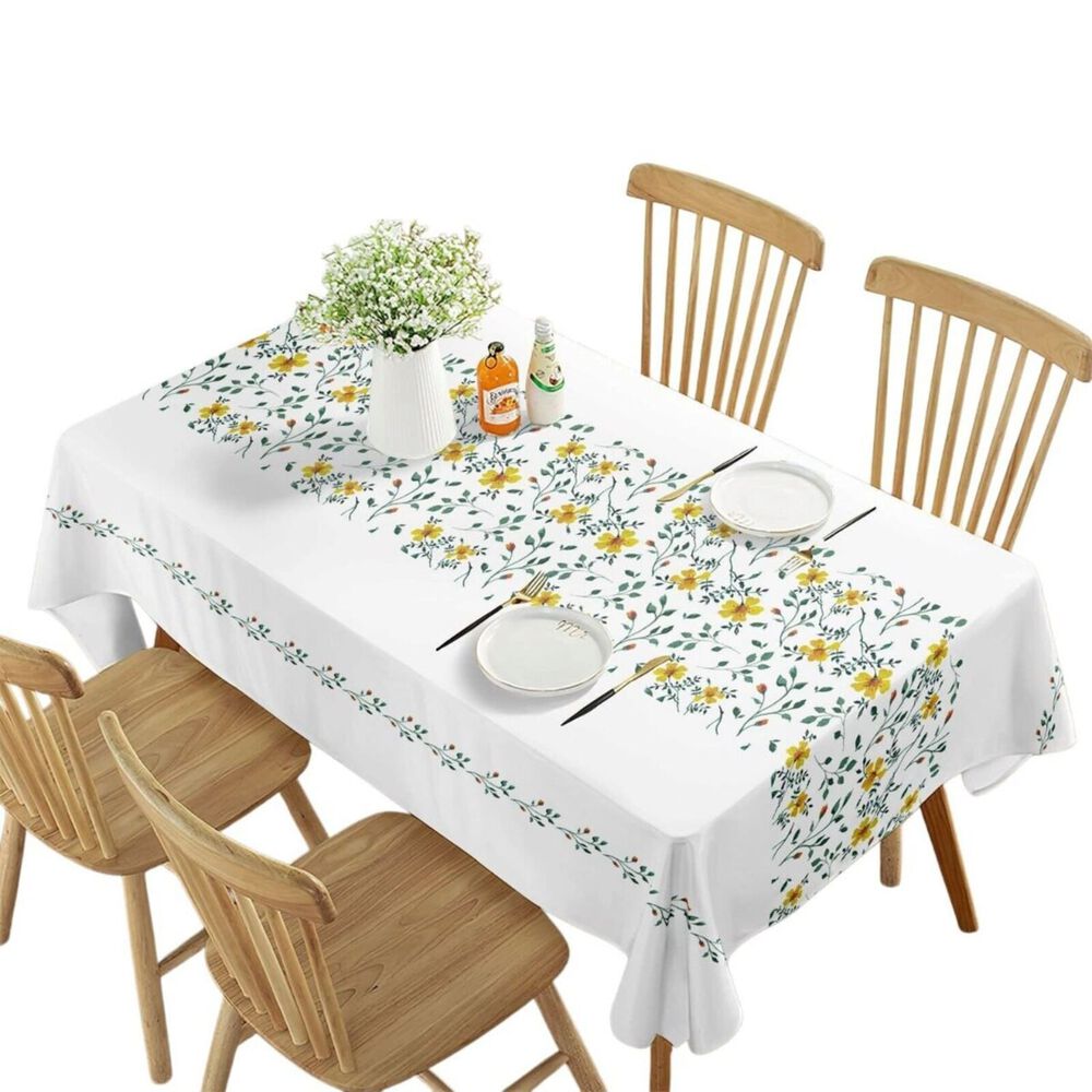 Mantel De Mesa Rectangular Impermeable Estampado Medida 140cm X 220cm image number 0.0