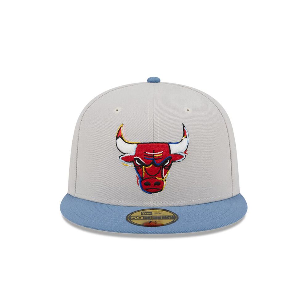 Gorra 59fifty Chicago Bulls Color Brush Beige image number 2.0