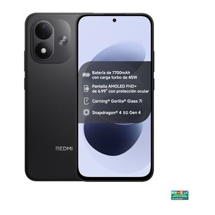 Smartphone Xiaomi Redmi Note 17 / 5G / 128 GB / Negro / Liberado + Redmi Buds Play 6