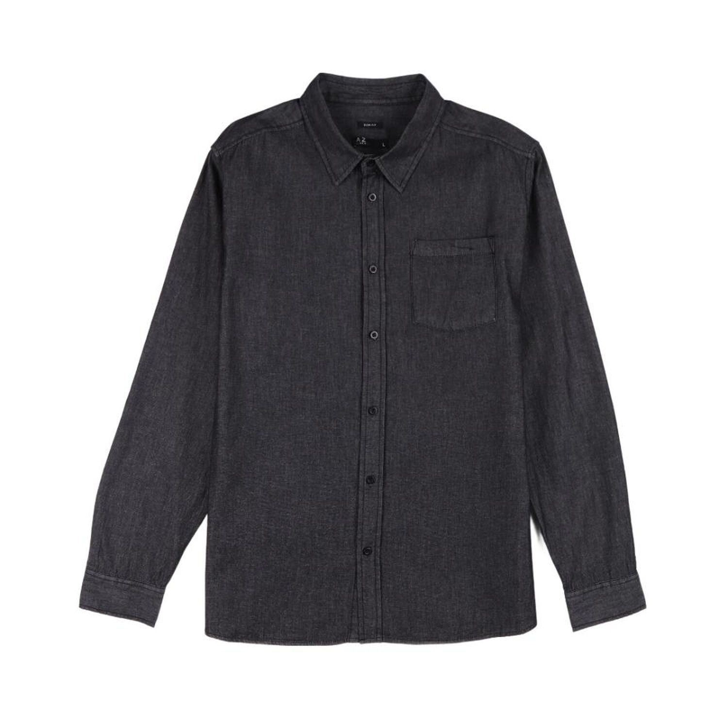 Camisa Hombre Az Black image number 0.0