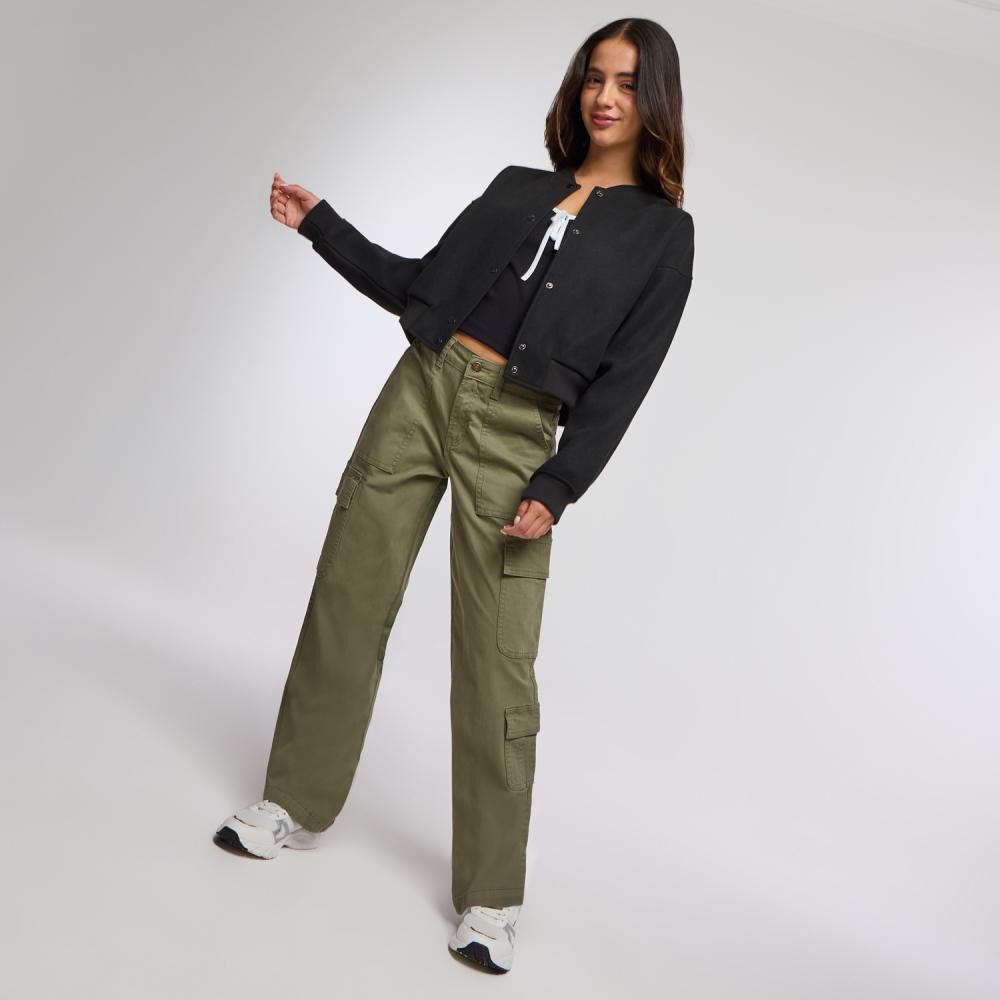 Pantalón Tiro Medio Cargo Mujer Freedom image number 1.0