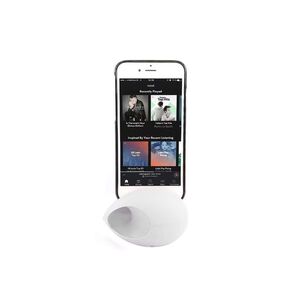 Altavoz Parlante Iphone Silicona Blanco