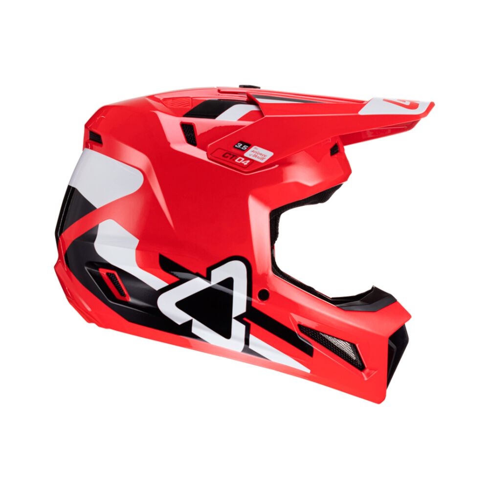Kit Leatt Casco Con Antiparra Moto 3.5 V24 Rojo M image number 2.0