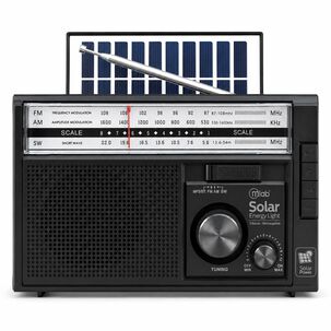 Radio Am/ Fm/ Sw/ Bt Recargable Usb-c + Carga Solar & Pilas