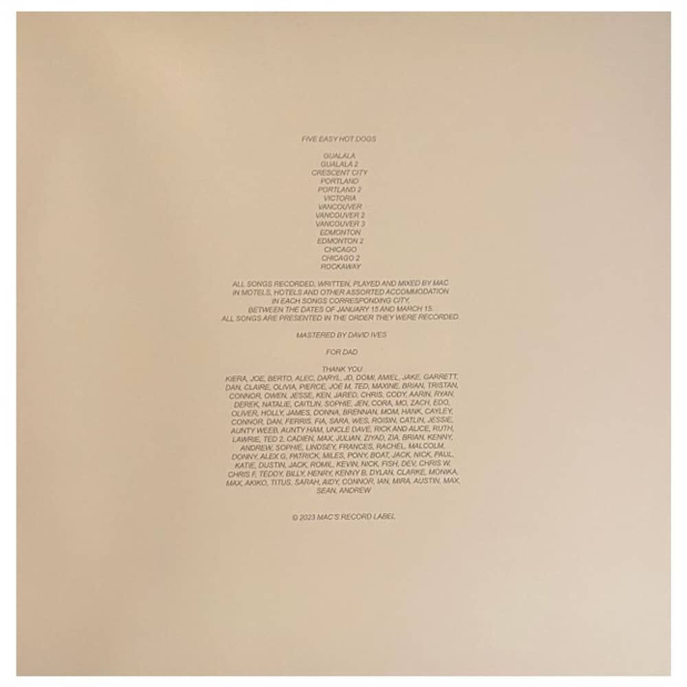 Mac Demarco - Five Easy Hot Dogs | Vinilo image number 7.0