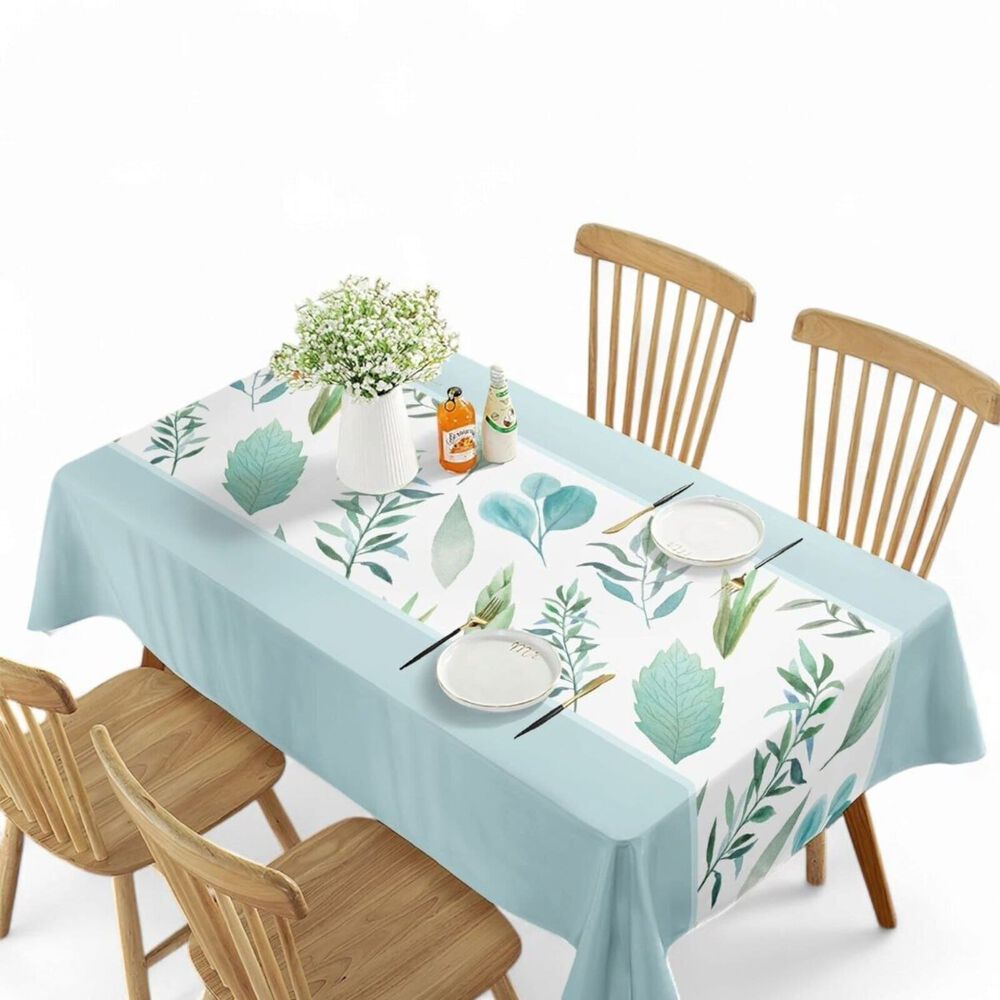 Mantel De Mesa Rectangular Impermeable Estampado Medida 140cm X 220cm image number 0.0