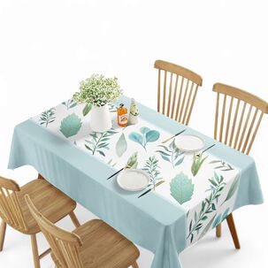 Mantel De Mesa Rectangular Impermeable Estampado Medida 140cm X 220cm